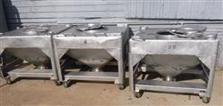 Image 25 Cu. Ft. FLO-BIN Tote Bin - Stainless Steel - 1 from Bid-on-Equipment.com