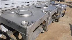 Image 25 Cu. Ft. FLO-BIN Tote Bin - Stainless Steel - 2 from Bid-on-Equipment.com