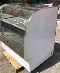 Image 48in BEV AIR Curved Glass Refrigerated Merchandiser Display Case for Food Deli Meat - 3 from Bid-on-Equipment.com