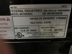 Image 98in FEDERAL Curved Glass Refrigerated Maxi Deli Case - 5 from Bid-on-Equipment.com