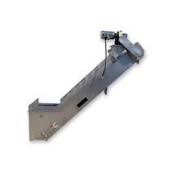 Image 24in Wide Cleated Incline Conveyor - Stainless Steel, Sanitary - 1 from Bid-on-Equipment.com
