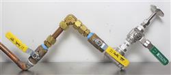 Image APOLLO CF8M 2x Ball Vales and 1 Incline Ball Valve  - 6 from Bid-on-Equipment.com