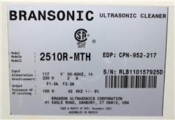 Image BRANSON 2510R-MTH Ultrasonic Cleaner - 6 from Bid-on-Equipment.com