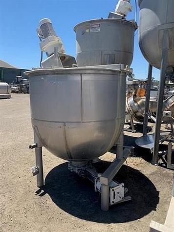 392443 - 500 Gallon LEE 500 A7S Mixing Kettle - Stainless Steel - Main Image from Bid-on-Equipment.com