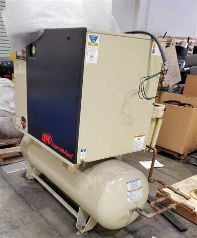 393932 - 5 HP INGERSOLL RAND Rotary Screw Air Compressor - Main Image from Bid-on-Equipment.com