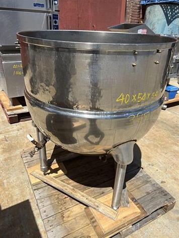 402746 - 100 Gallon GROEN FT-100 Kettle - Main Image from Bid-on-Equipment.com