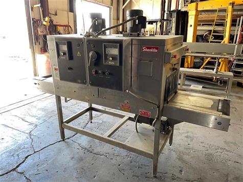 407126 - SHANKLIN T-62SS Shrink Tunnel - Stainless Steel - Main Image from Bid-on-Equipment.com