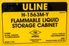Image 30 Gallon ULINE H-1563M-Y Yellow Standard Flammable Storage Cabinet with Manual Doors - 3 from Bid-on-Equipment.com