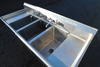 Image Three Bay Sink - Stainless Steel - 2 from Bid-on-Equipment.com
