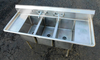Image Three Bay Sink - Stainless Steel - 3 from Bid-on-Equipment.com