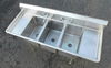 Image Three Bay Sink - Stainless Steel - 8 from Bid-on-Equipment.com