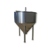 Image 500 Gallon A&B PROCESS SYSTEMS Cone Bottom Sweep Agitation Hopper - Stainless Steel - 2 from Bid-on-Equipment.com