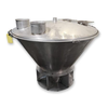 Image 16 Cu. Ft. Dry Solids Cone Hopper Bin - Stainless Steel - 3 from Bid-on-Equipment.com