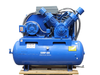 Image 25HP KELLOGG-AMERICAN A462TVX Reciprocating Air Compressor 80 CFM at 175 PSI/ 120 Gallon tank - 1 from Bid-on-Equipment.com