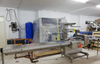 Image LMC / TISOMI LM450 Wrapping Machine with Motorized Belt Conveyor and Mitsubishi Controls - Stainless Steel - 1 from Bid-on-Equipment.com
