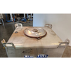 Image 350 Gallon LIQUITOTE IBC Tote with Cover and Valve - Stainless Steel - 3 from Bid-on-Equipment.com