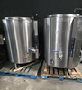 Image 100 Gallon GROEN AH/1E-100 Natural Gas Stationary Self Contained Steam Kettle with Stainless Steel Power-Aid E-Z Lift Cover, 3in Tri-Clover Style Tangent Draw Off Valve - 2 from Bid-on-Equipment.com