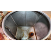 Image 400 Gallon HOOVER IBC Tote Tank with Cover and Valve - Stainless Steel - 5 from Bid-on-Equipment.com