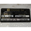Image 5 HP CINCINNATI FAN PB-14A Cast Aluminum Pressure Blower - 7 from Bid-on-Equipment.com