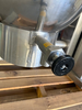 Image 40 Gallon GROEN DHT/1-40 Tilting Steam Kettle with Power-Aid Lift Cover and 2in TDO - Natural Gas - 3 from Bid-on-Equipment.com