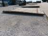 Image 76in W X 11ft H Rustic Sliding Barn Fire Door Vintage Paint Patina Metal Over Wood  - 3 from Bid-on-Equipment.com