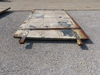 Image 76in W X 11ft H Rustic Sliding Barn Fire Door Vintage Paint Patina Metal Over Wood  - 5 from Bid-on-Equipment.com