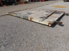 Image 76in W X 11ft H Rustic Sliding Barn Fire Door Vintage Paint Patina Metal Over Wood  - 6 from Bid-on-Equipment.com