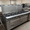 Image AMERICAN RANGE 12 Burner Stove with Two Standard Ovens - 1 from Bid-on-Equipment.com