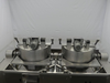 Image XFD DX-1000 Dual Tilting Popcorn Kettles - Stainless Steel - 26 from Bid-on-Equipment.com