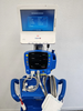 Image GE Dinamap V100 and SmartLinx 2 Monitors with Rolling Stand Cart and Basket - 2 from Bid-on-Equipment.com