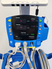 Image GE Dinamap V100 and SmartLinx 2 Monitors with Rolling Stand Cart and Basket - 4 from Bid-on-Equipment.com