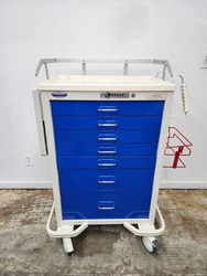 Item ARMSTRONG Medical Aluminum Crash Cart Auto-Locking with Locking Keypad from Bid-on-Equipment.com