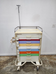 Item ARMSTRONG Medical A-Smart Lab Mobile Storage Cart from Bid-on-Equipment.com