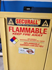 Image 44 Gallon SECURALL Double Door Liquid Safety Storage Flammable Cabinet - 15 from Bid-on-Equipment.com