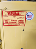 Image 44 Gallon SECURALL Double Door Liquid Safety Storage Flammable Cabinet - 16 from Bid-on-Equipment.com