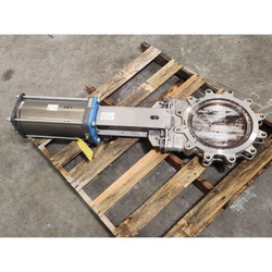 Item 12in ORBINOX 20-3434RI-SSY Pneumatic Knife Gate Valve - Stainless Steel from Bid-on-Equipment.com