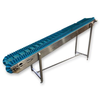 Image 15in W X 13.5ft L Cleated Slider Bed Incline Belt Conveyor - Stainless Steel - 6 from Bid-on-Equipment.com