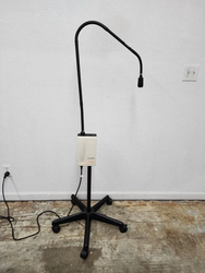 Item WELCH ALLYN 48740 Flexible Fiber Optic Light Rolling Cart Stand with Power Supply from Bid-on-Equipment.com